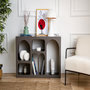 Voir la diapositive 3 : Habitat et Jardin Buffet en bois  Liva 120  - 120 x 37 x 74 cm - Gris anthracite