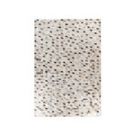 Paris Prix Tapis Fait Main en Cuir  Lavin V  Argent & Multicolore. Coloris disponibles : Gris