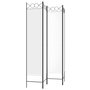 Voir la diapositive 4 : VIDAXL Cloison de separation 4 panneaux Blanc 160x200 cm Tissu