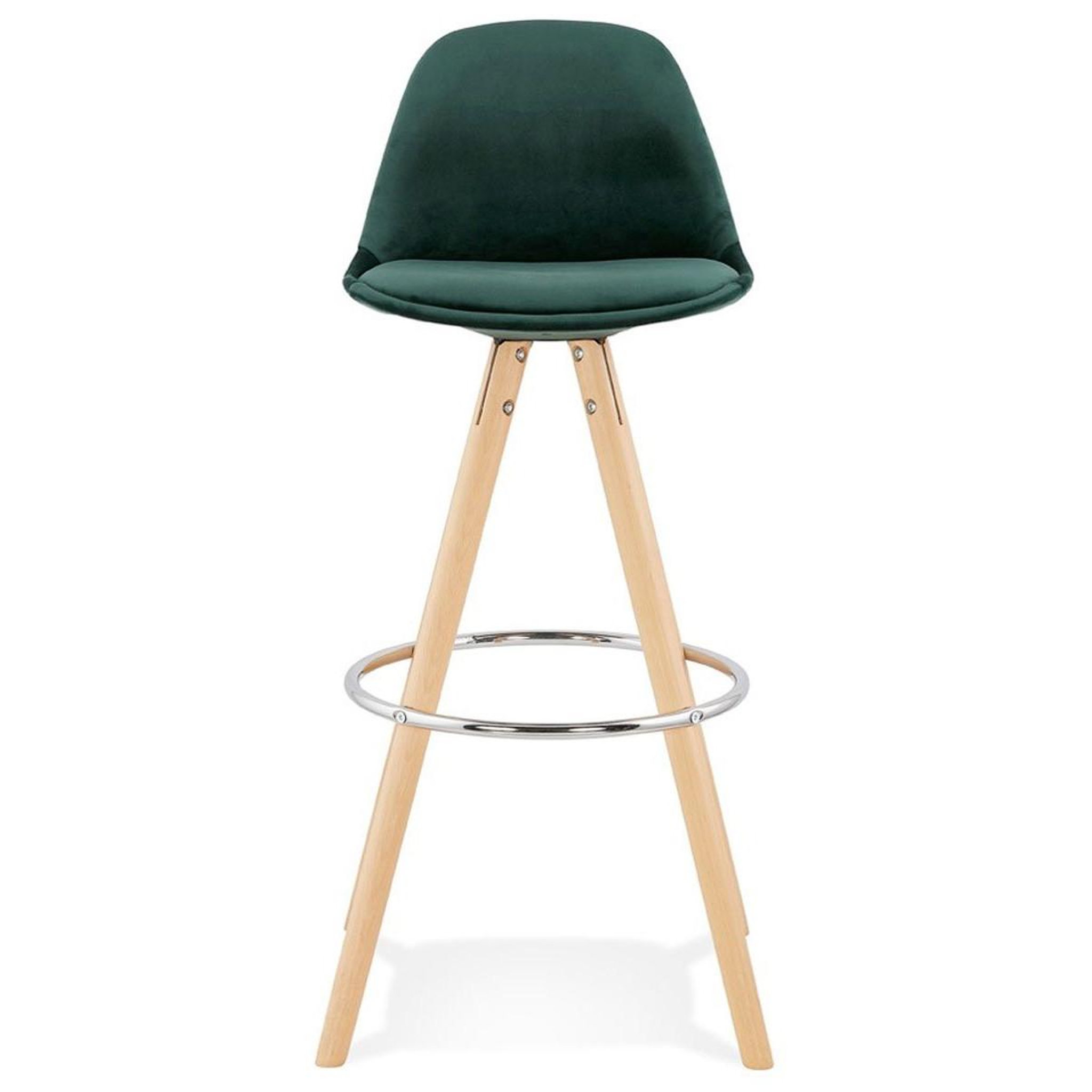 Voir la diapositive 2 : Paris Prix Tabouret de bar scandinave  miro  97cm vert & naturel