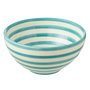 Voir la diapositive 1 : Paris Prix Saladier en Céramique  Granada Rayure  28cm Bleu Aqua