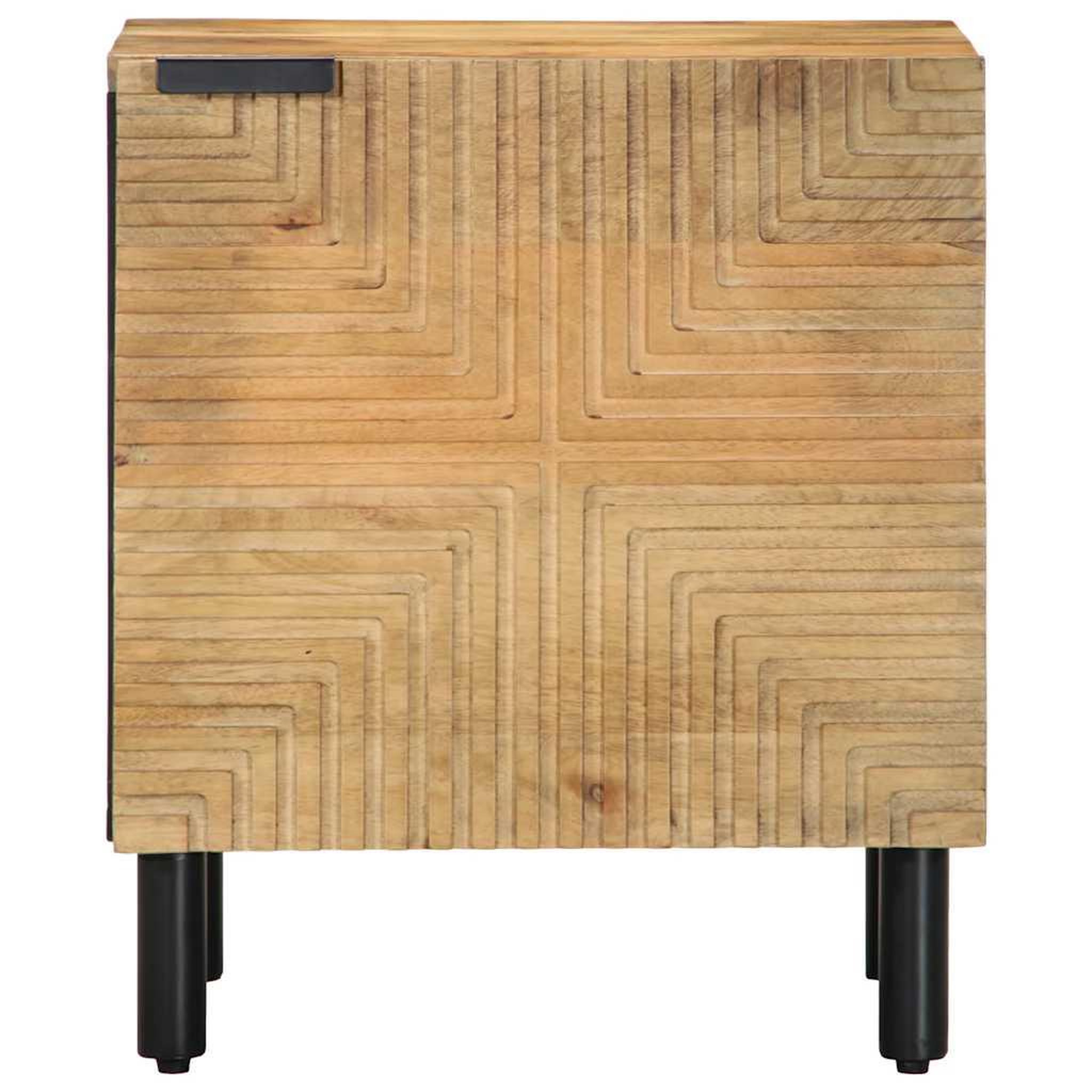 Voir la diapositive 3 : VIDAXL Table de chevet marron 40x33x46 cm bois de manguier solide