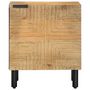 Voir la diapositive 3 : VIDAXL Table de chevet marron 40x33x46 cm bois de manguier solide