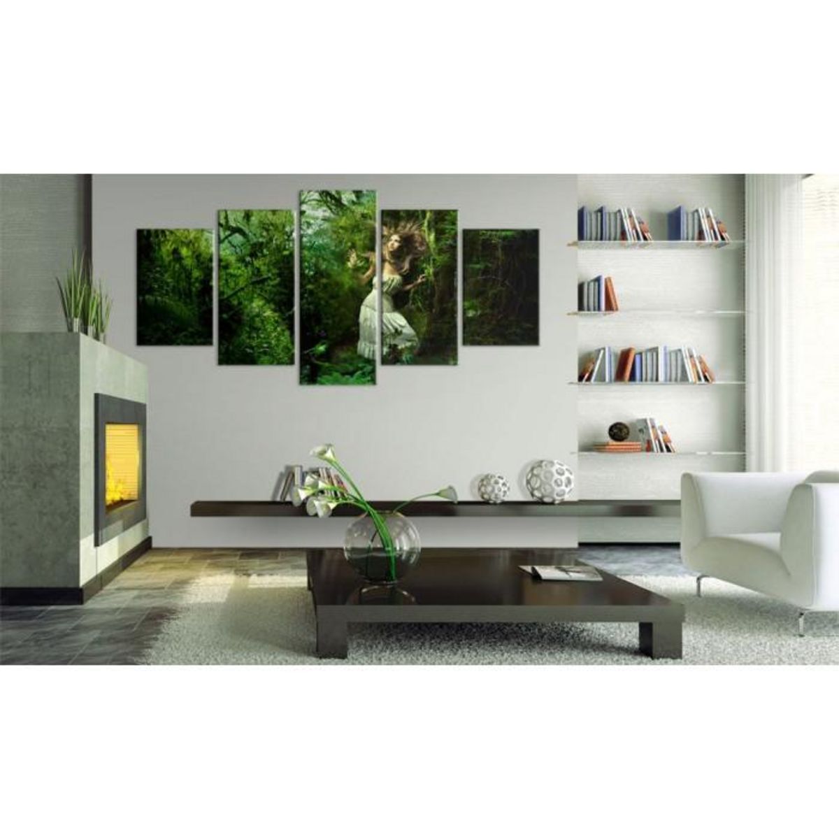 Paris Prix Tableau Imprimé  Perdue dans Les Arbres