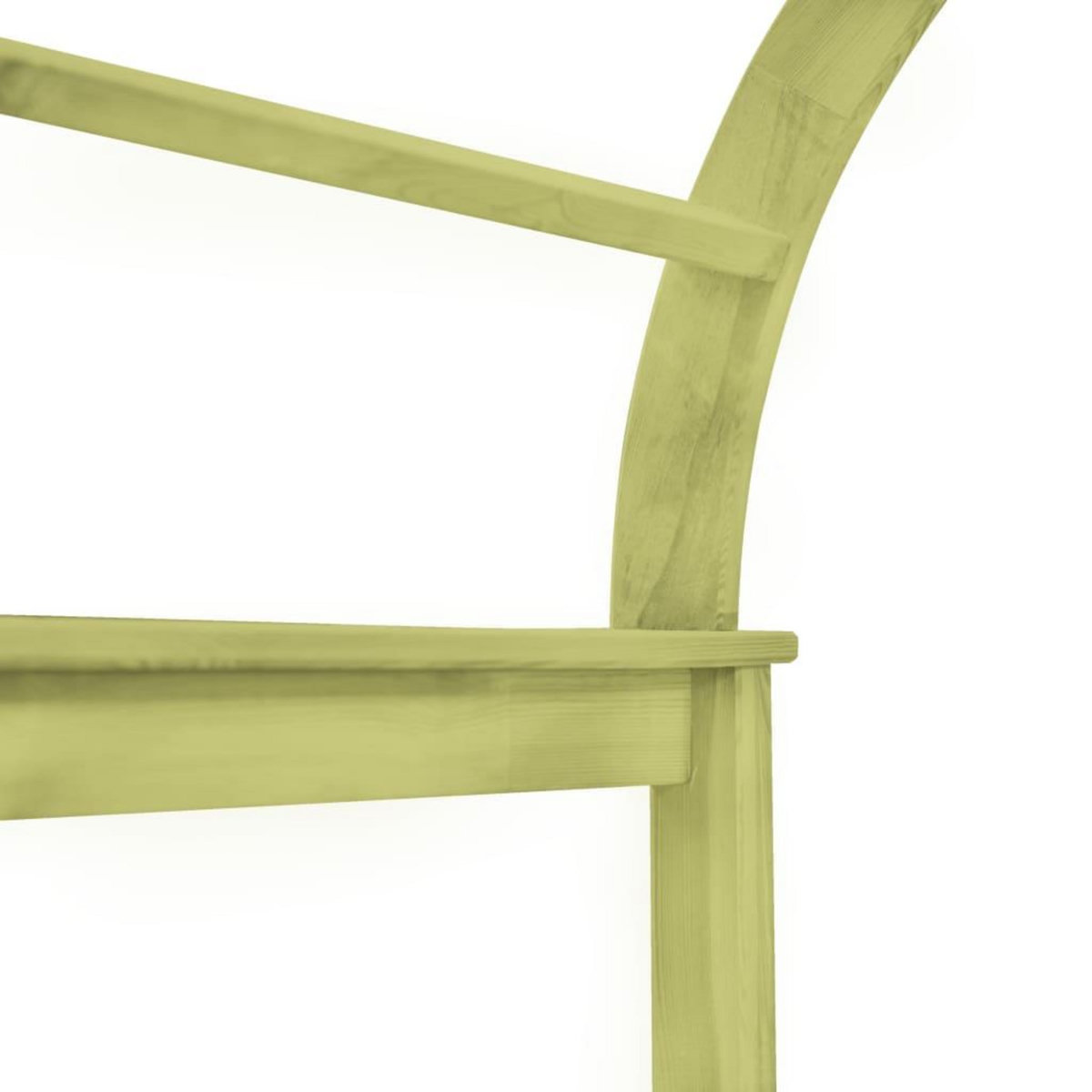 VIDAXL Arche a treillis 125x150x235 cm Bois de pin impregne