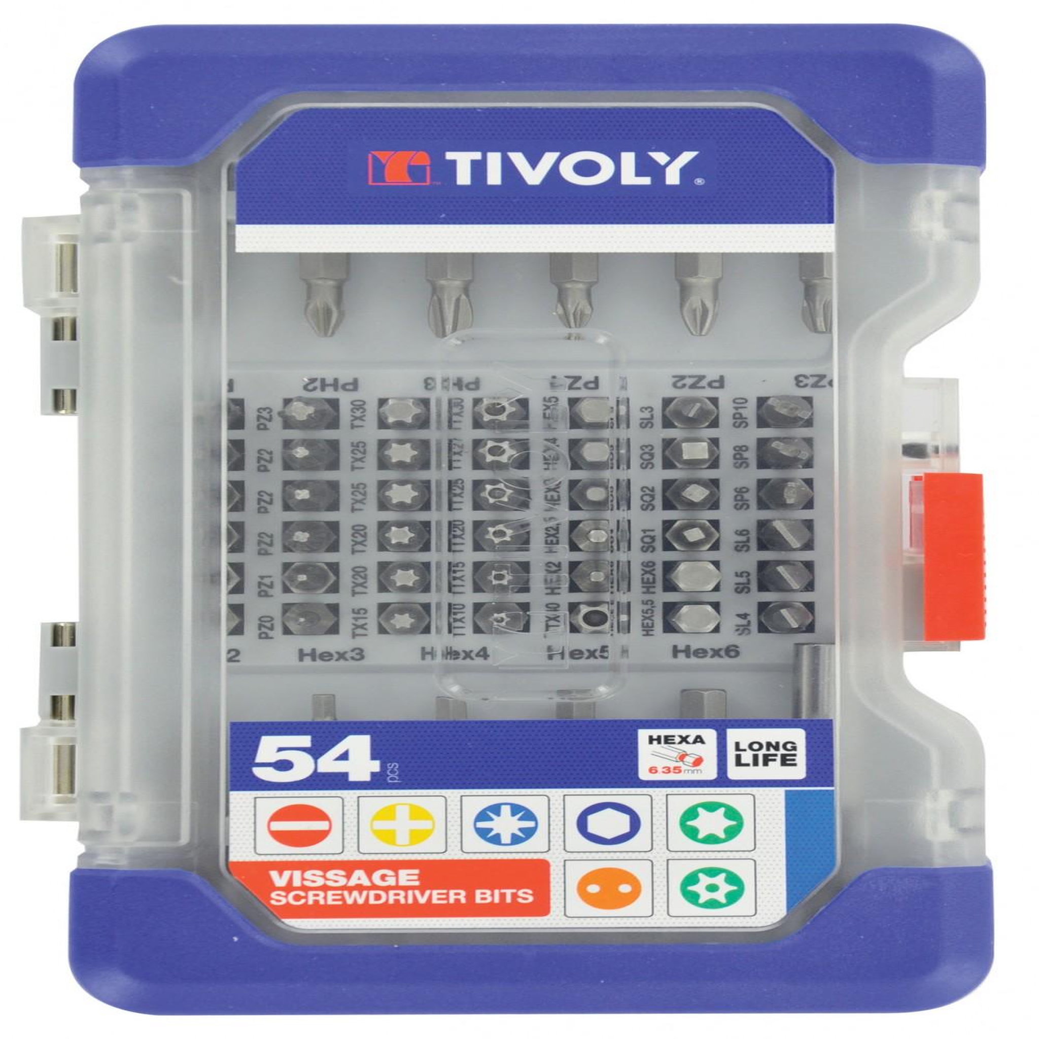 TIVOLY Lot de 53 embouts de vissage TIVOLY