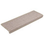 Voir la diapositive 3 : VIDAXL Tapis d'escalier 15 pcs 65x21x4 cm Taupe