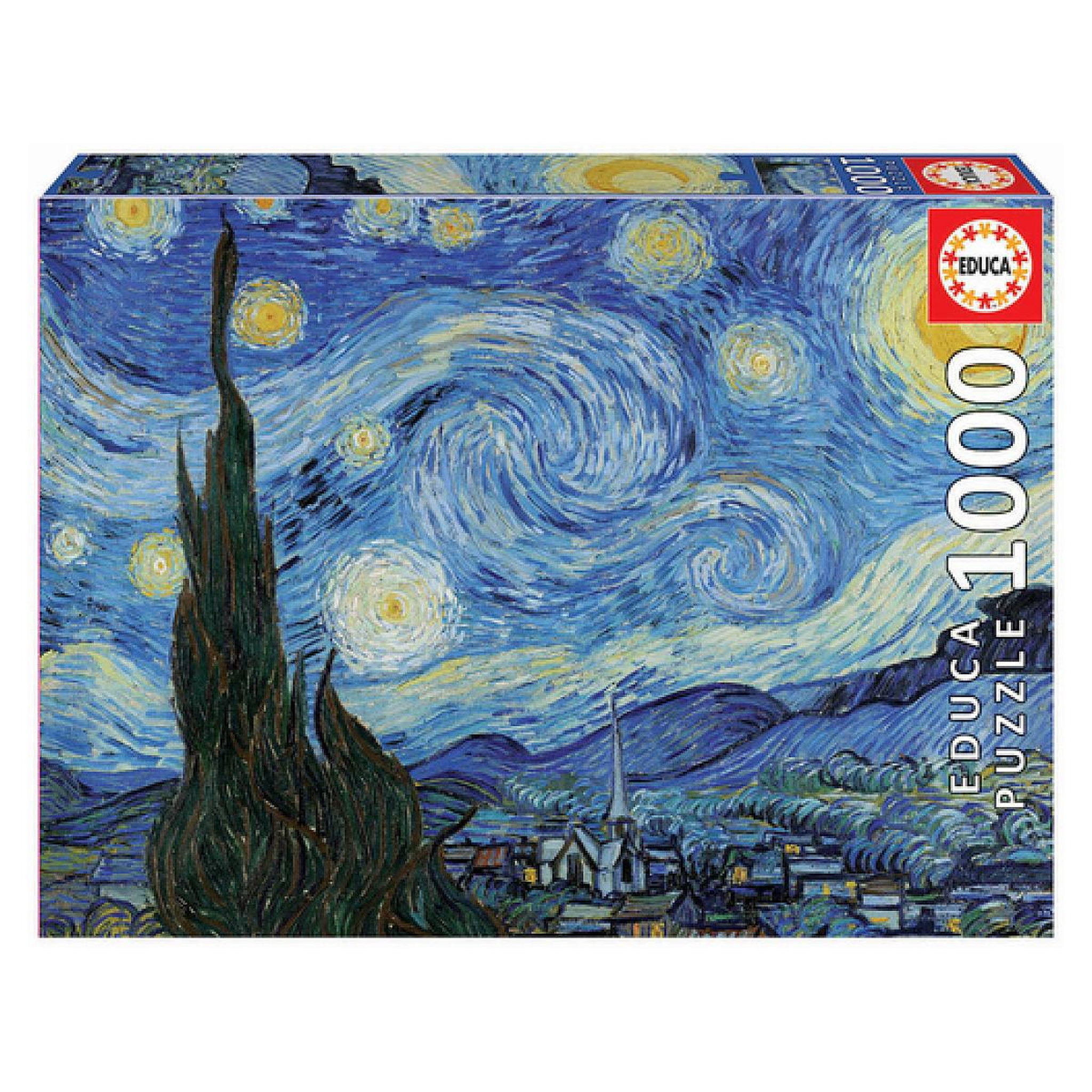 EDUCA Puzzle 1000p - La nuit Etoile Van Gogh