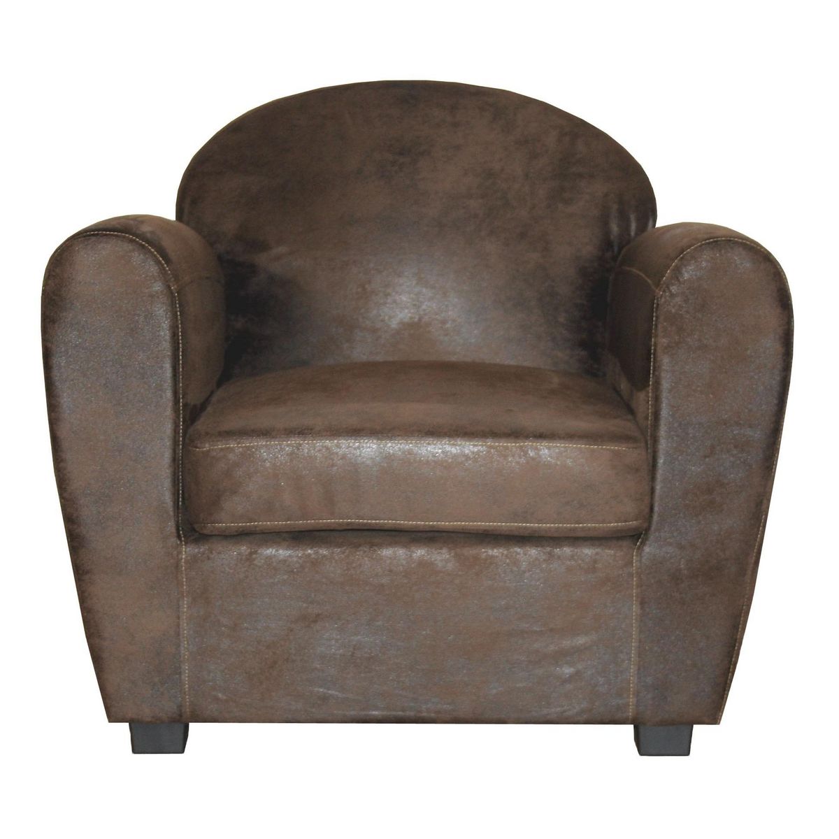 Fauteuil club RONAN, tissu vintage