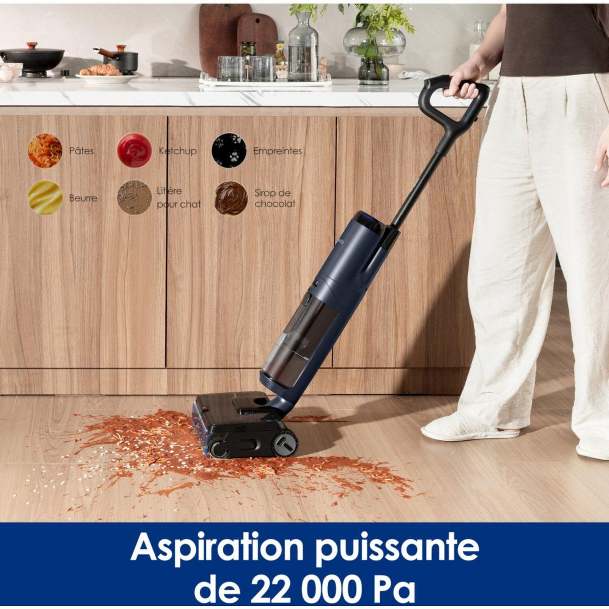 Voir la diapositive 4 : TINECO Aspirateur laveur floor one s7 max pro bleu