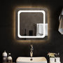 Voir la diapositive 1 : VIDAXL Miroir de salle de bain a LED 50x50 cm