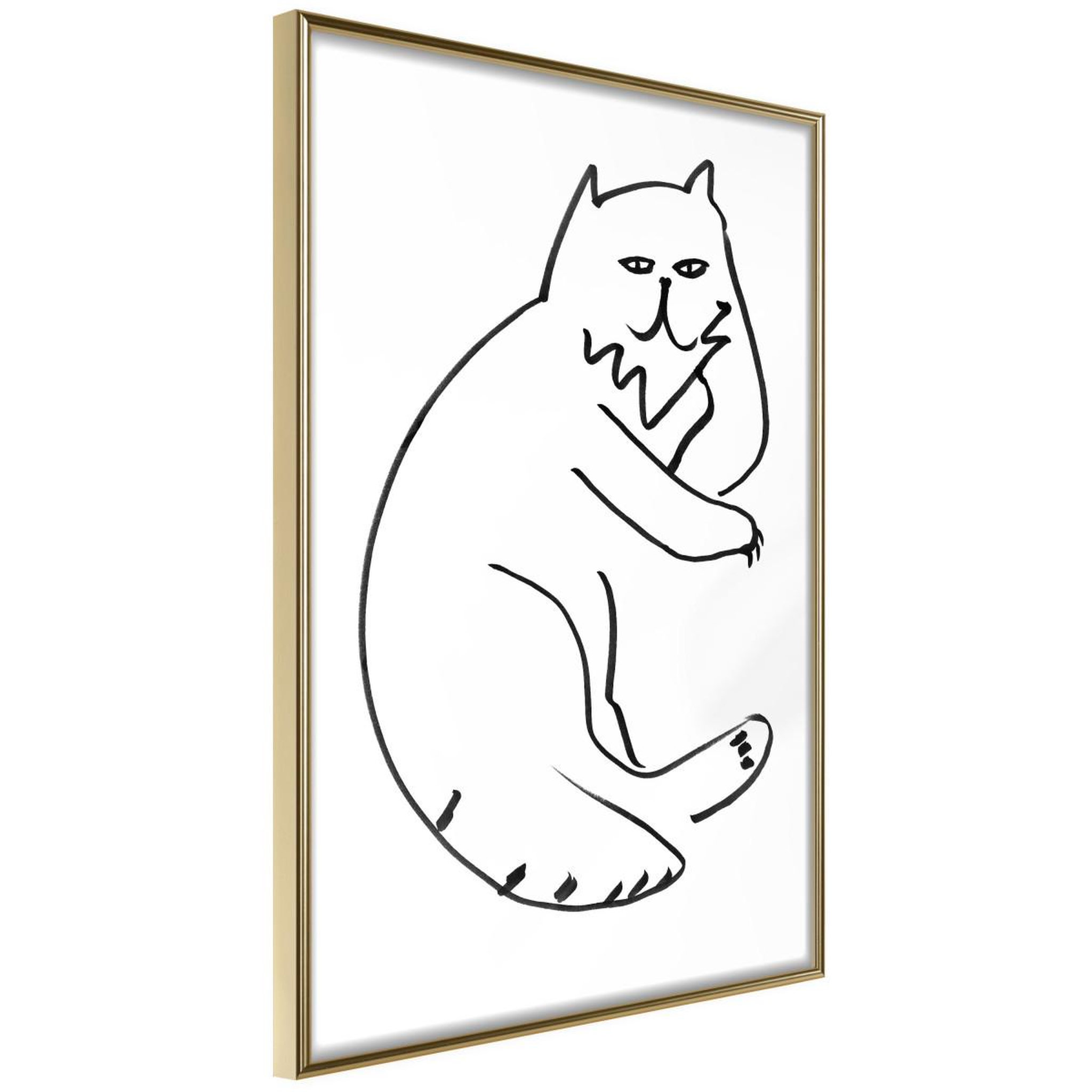 Voir la diapositive 1 : Paris Prix Affiche murale encadrée  fluffy rest
