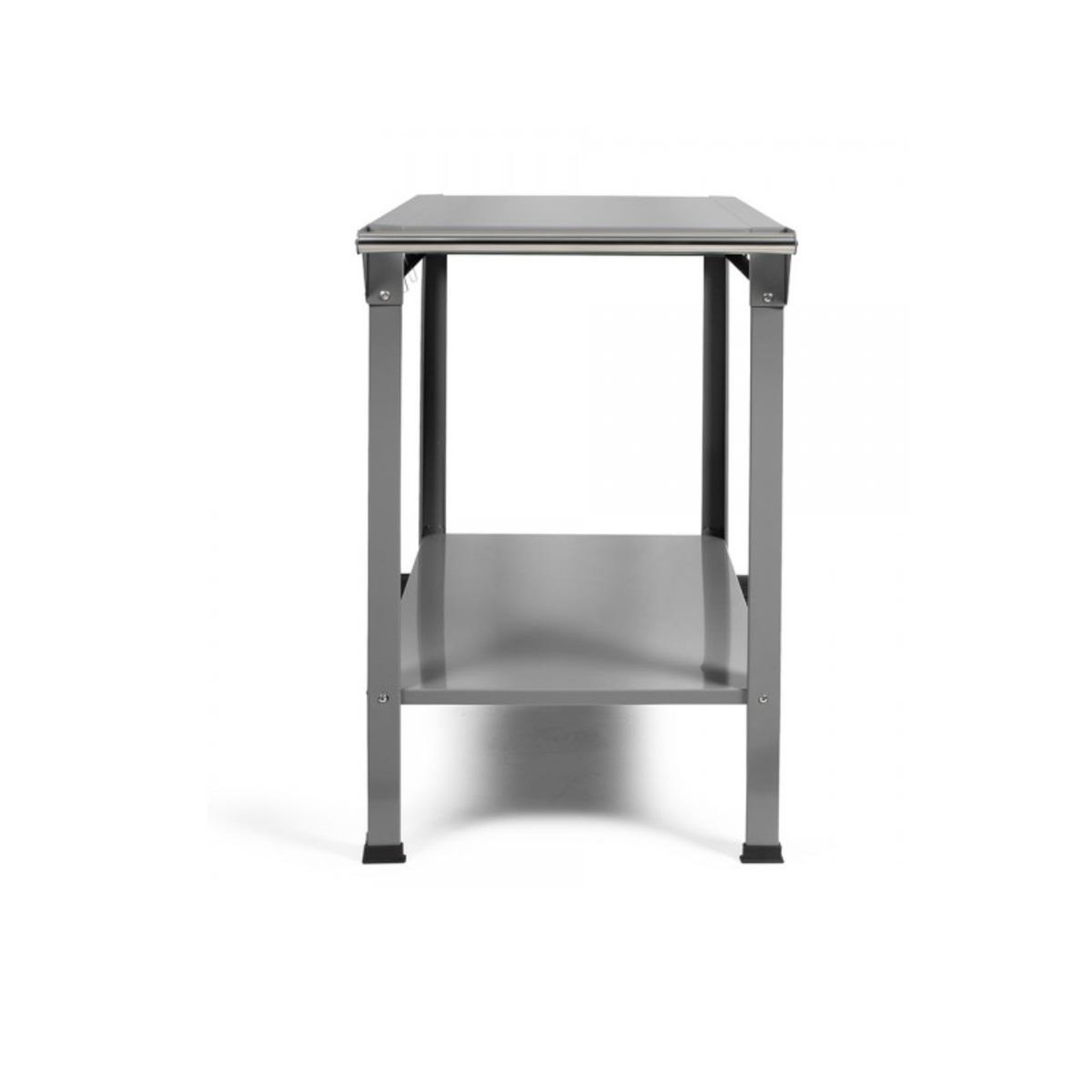 Voir la diapositive 4 : LIVOO Desserte gris 91.5x50.2x80cm - gs168g