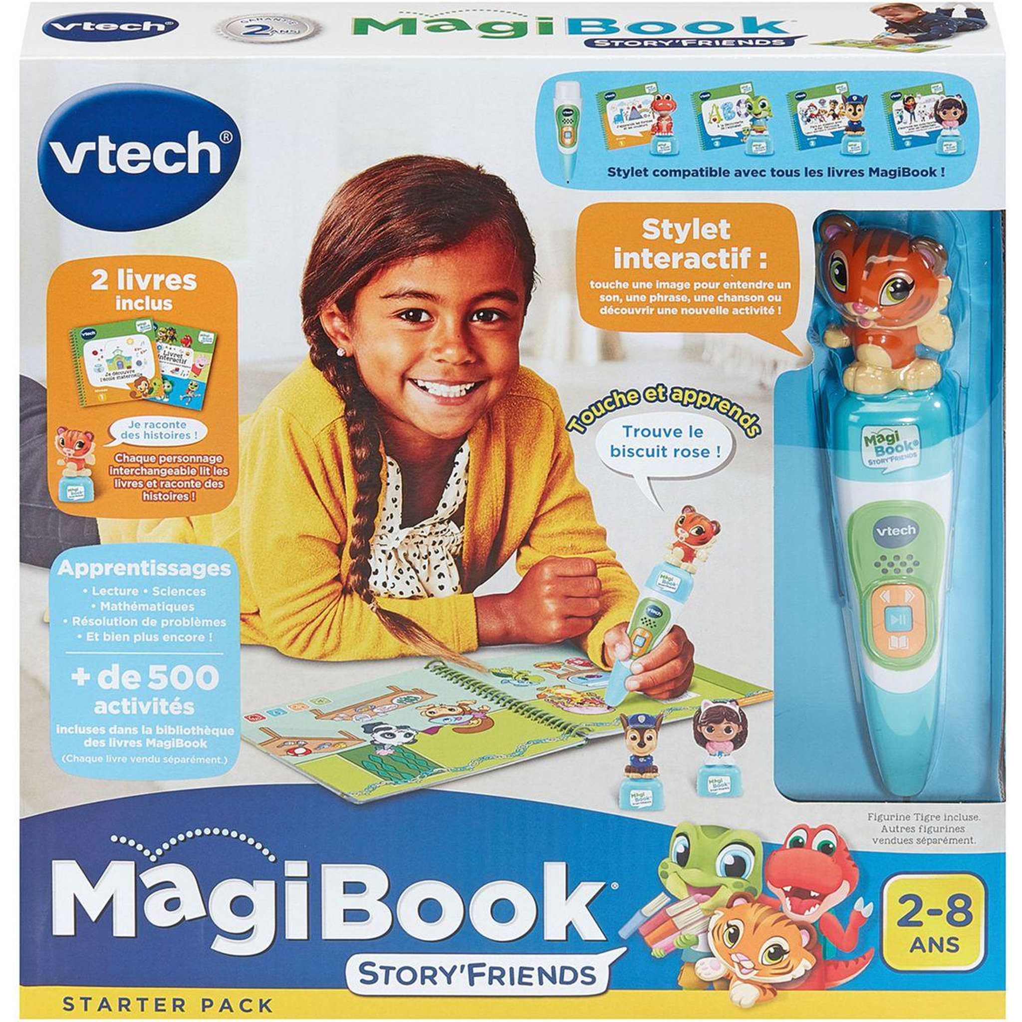 Voir la diapositive 2 : VTECH Jeu éducatif magibook story'friends - starter pack