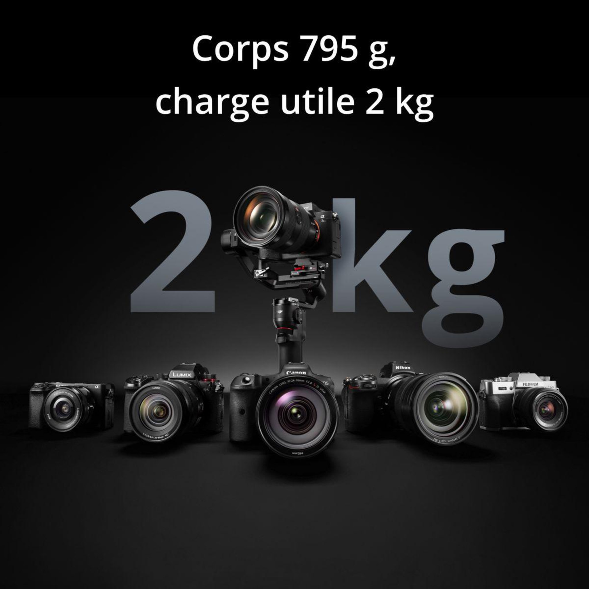 Voir la diapositive 2 : DJI Stabilisateur ronin rs3 mini