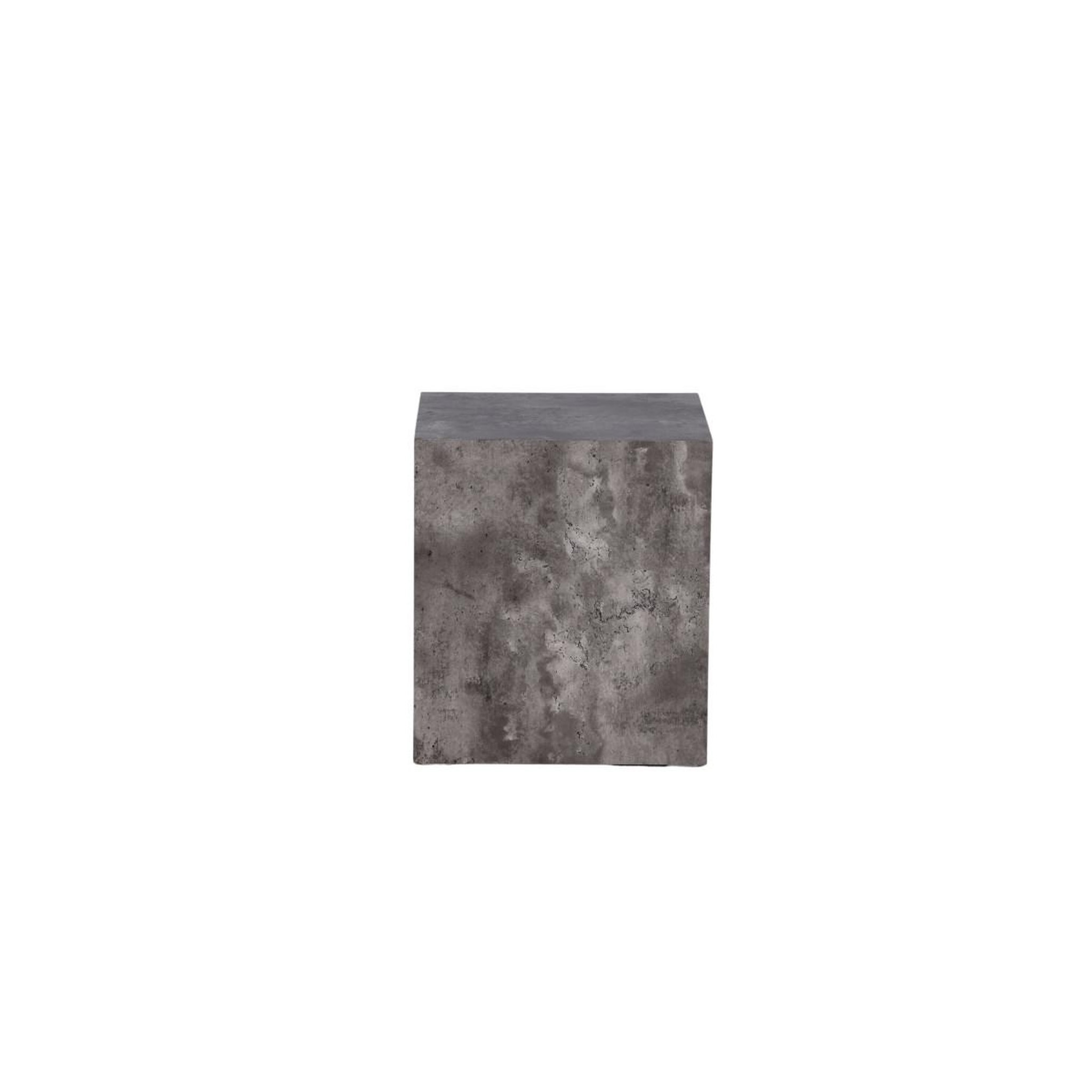 Voir la diapositive 2 : Paris Prix Table d'appoint imitation marbre  york  45cm gris foncé