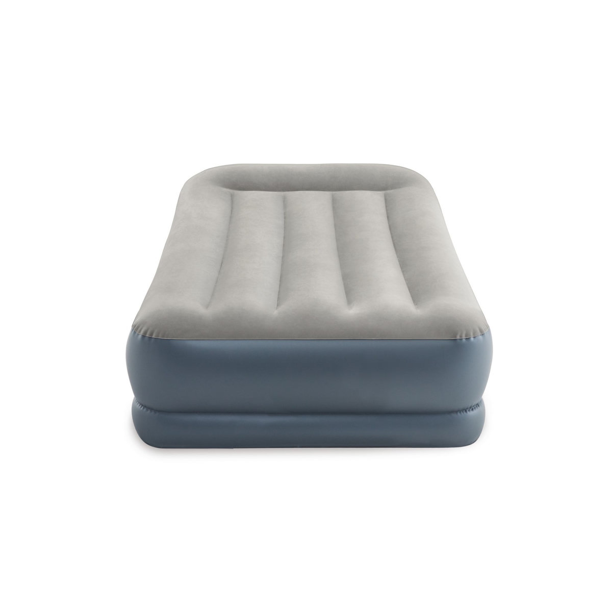 Intex Matelas gonflable électrique de camping - 1 personne - 191x99x30cm - FIBER TECH