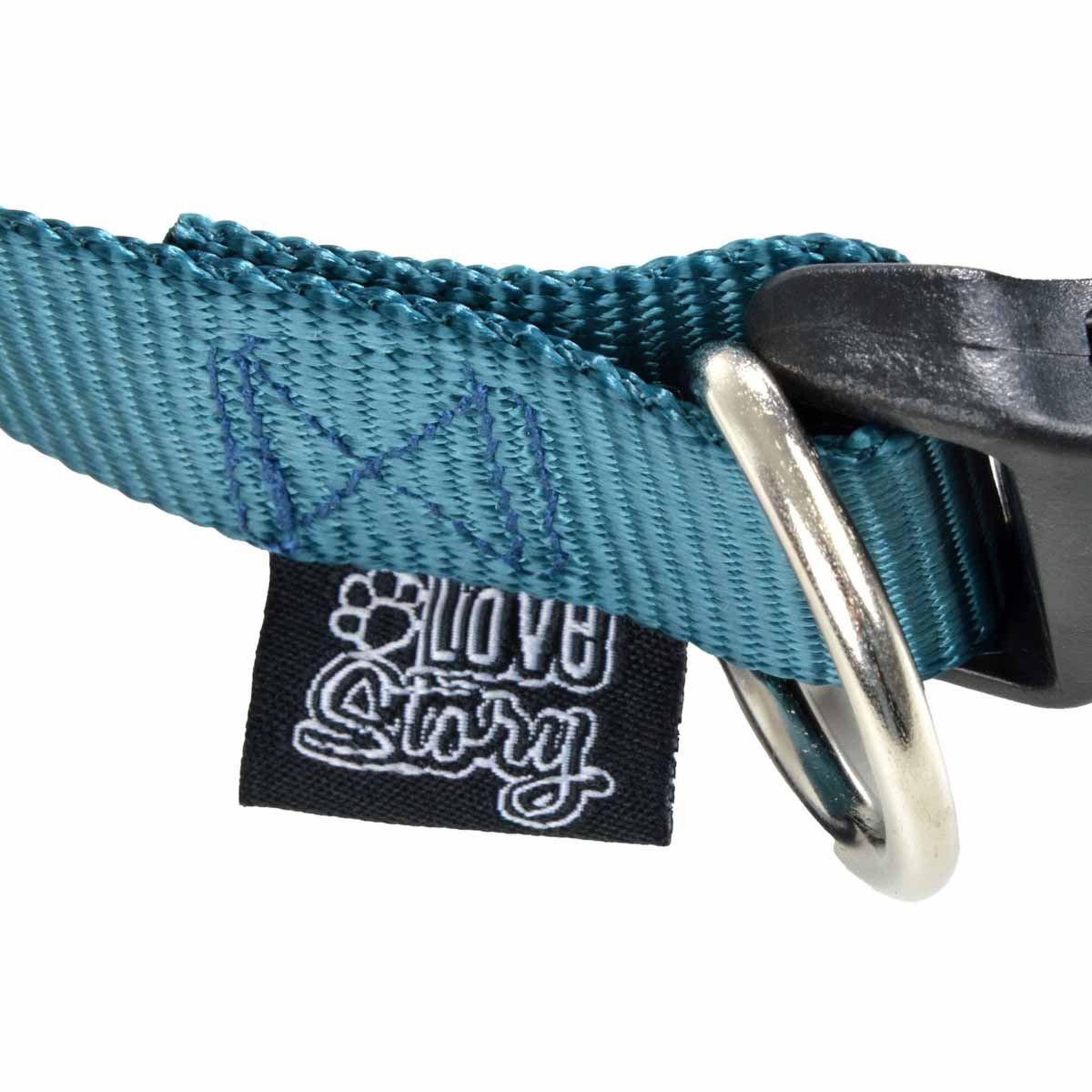 Voir la diapositive 3 : LOVE STORY Collier réglable chien  essentiel  30-45cm émeraude