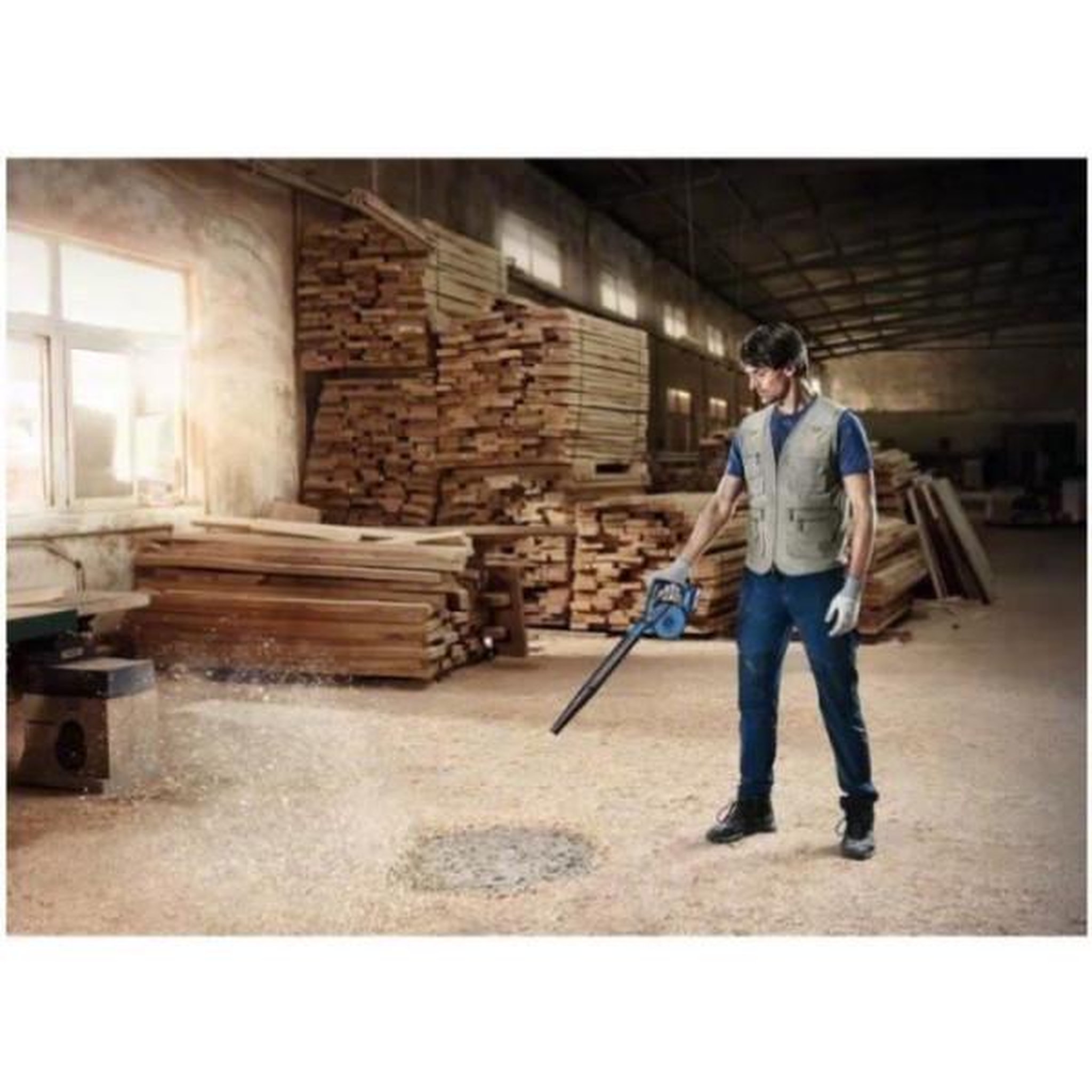Voir la diapositive 4 : Bosch Professional Souffleur 18V GBL 18V-120 (sans batterie ni chargeur) en boîte carton - BOSCH - 06019F5100