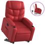 Voir la diapositive 2 : VIDAXL Fauteuil inclinable Rouge Similicuir