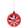 Voir la diapositive 4 : ATMOSPHERA Lot de 8 Boules de Noël  Maison des Couleurs  8cm Rouge & Blanc