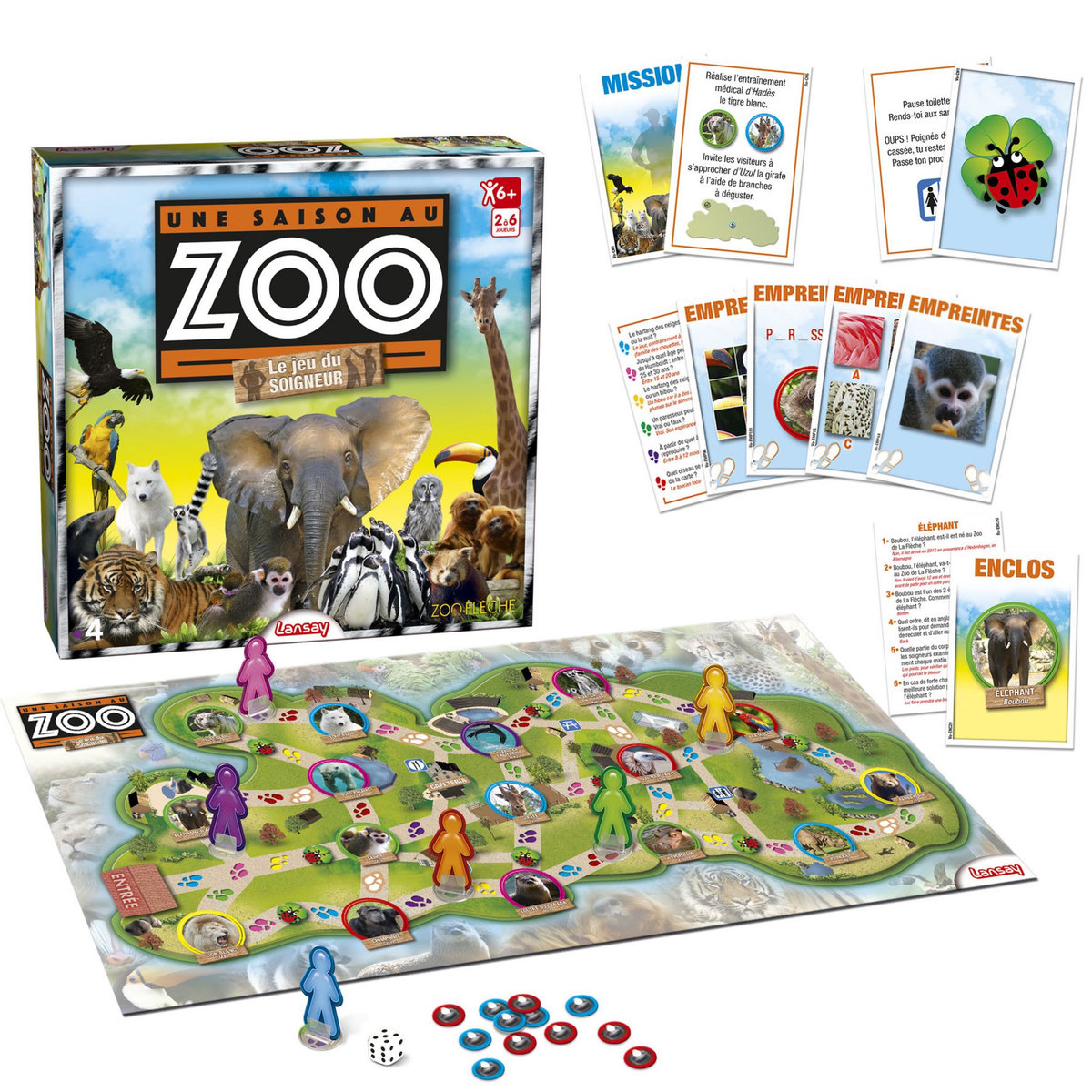 LANSAY Jeu Une saison au zoo