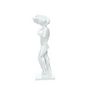 Voir la diapositive 2 : Paris Prix Statue Design  Sculpture Kenya  56cm Blanc