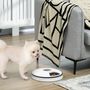 Voir la diapositive 2 : PAWHUT Distributeur de nourriture chat chien - distributeur automatique programmable - 6 compartiments - écran LED - fonction musicale intégrée - ABS gris blanc