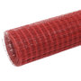 Voir la diapositive 2 : VIDAXL Grillage Acier avec revetement en PVC 10x1 m Rouge