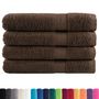 Voir la diapositive 2 : VIDAXL Serviettes de qualité supérieure SOLUND 4 pcs marron 600 g m²