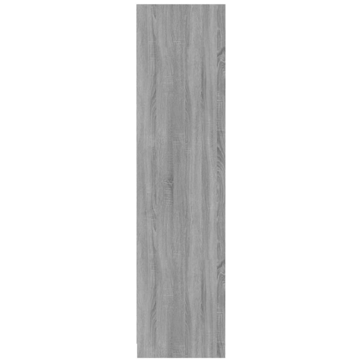 VIDAXL Garde-robe Sonoma gris 100x50x200 cm Bois d'ingenierie