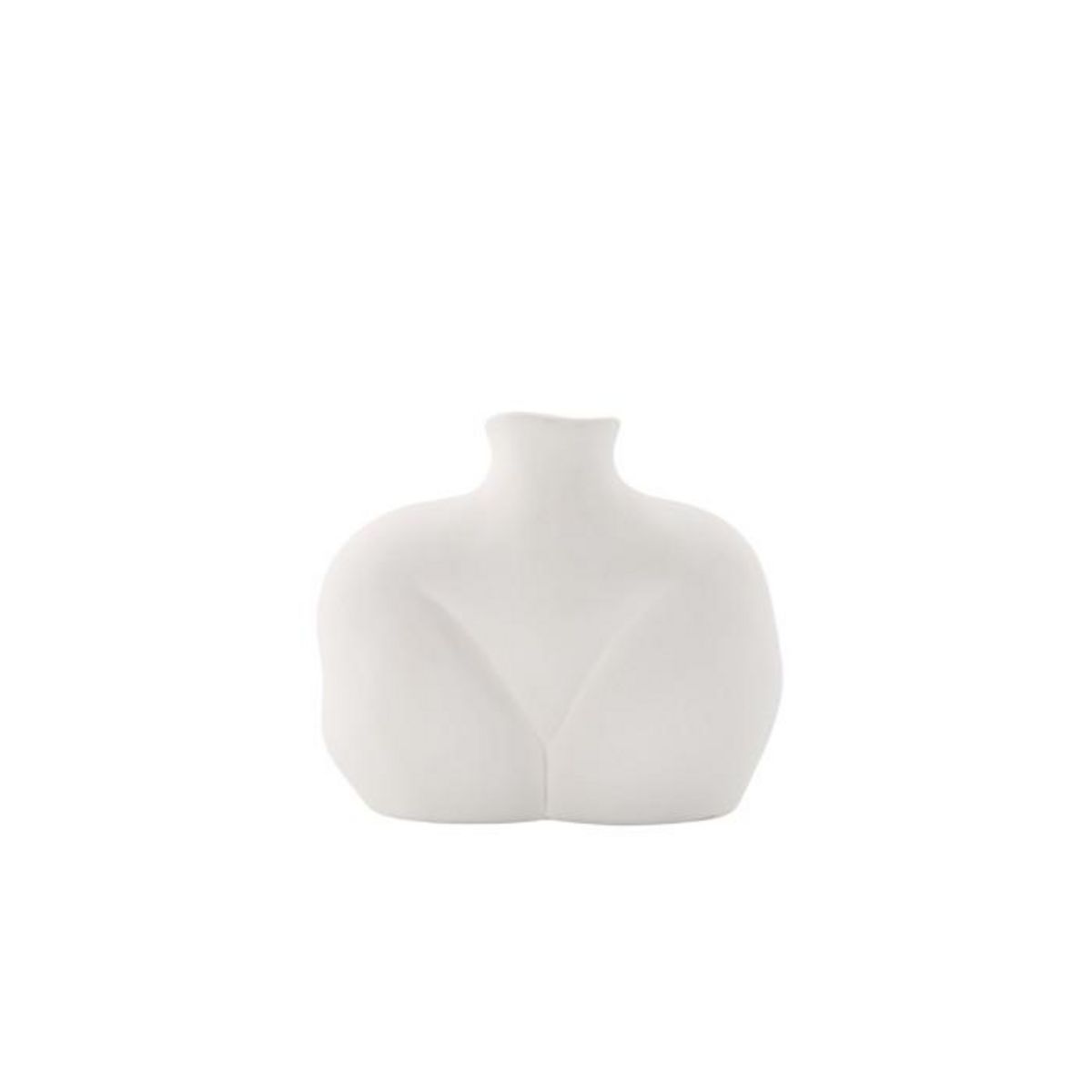 Paris Prix Vase Corps Féminin en Céramique  Harvey  17cm Blanc Cassé