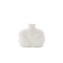Voir la diapositive 4 : Paris Prix Vase Corps Féminin en Céramique  Harvey  17cm Blanc Cassé