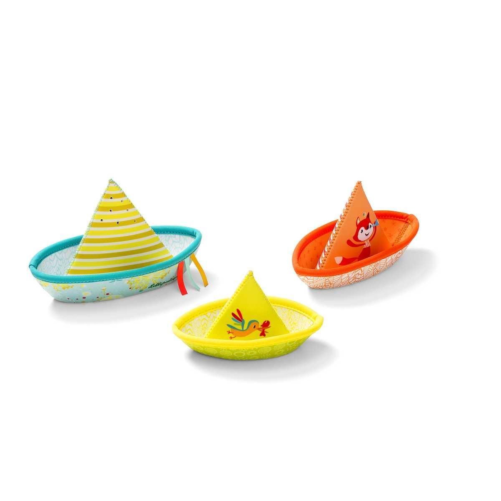 LILLIPUTIENS - 3 bateaux flottants