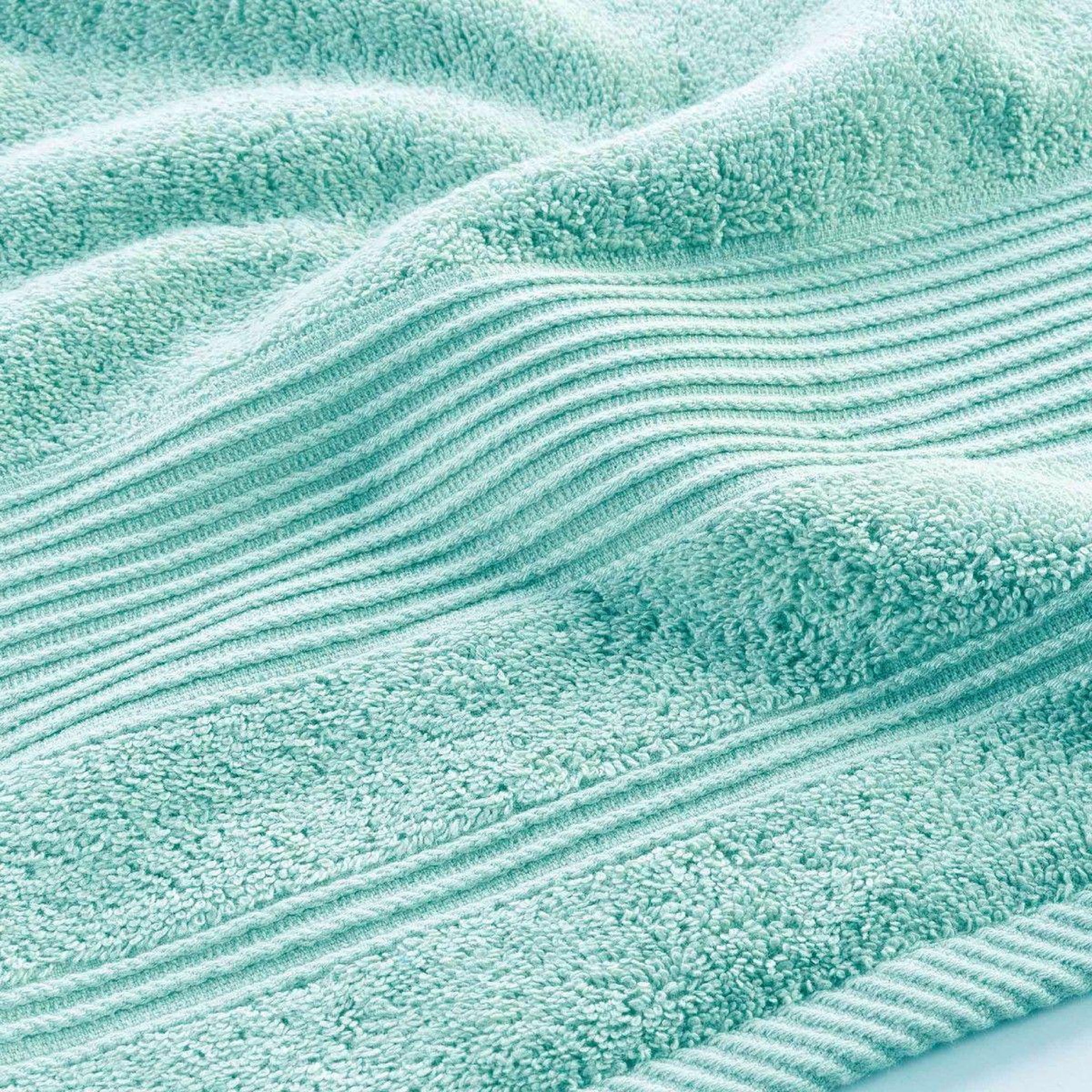 Voir la diapositive 4 : Douceur d'Intérieur Drap de bain  tendresse  90x150cm céladon