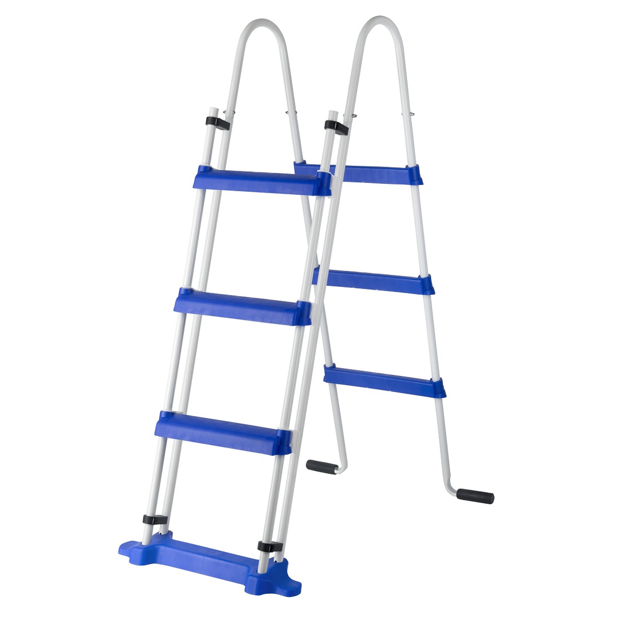 Voir la diapositive 3 : GRE Piscine hors sol acier ovale - Blanche - 5,27 x 3,27 x H 1,22 m - FIDJI