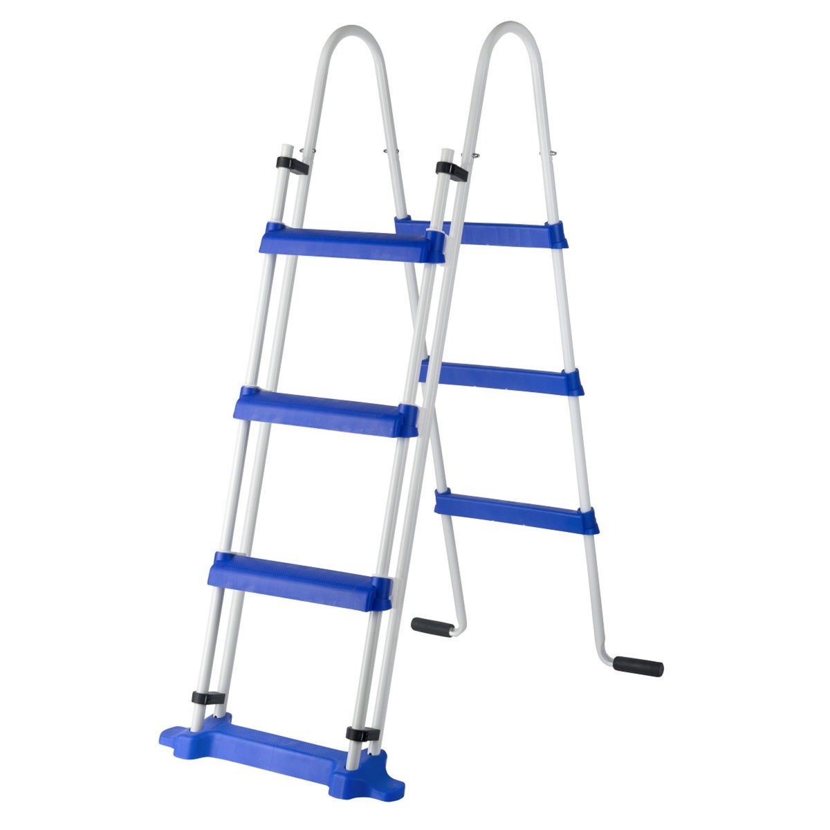 GRE Piscine hors sol acier ovale - Blanche - 5,27 x 3,27 x H 1,22 m - FIDJI