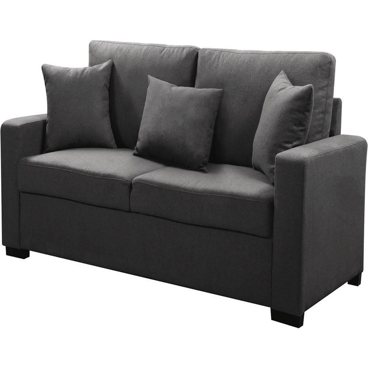 Habitat et Jardin Canapé droit fixe  Alise  - 3 places - Gris