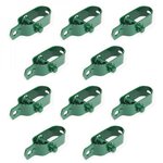 LINXOR Lot de 10 tendeurs en acier galvanisé plastifié N°2 pour fil de grillage ou autre - Vert
