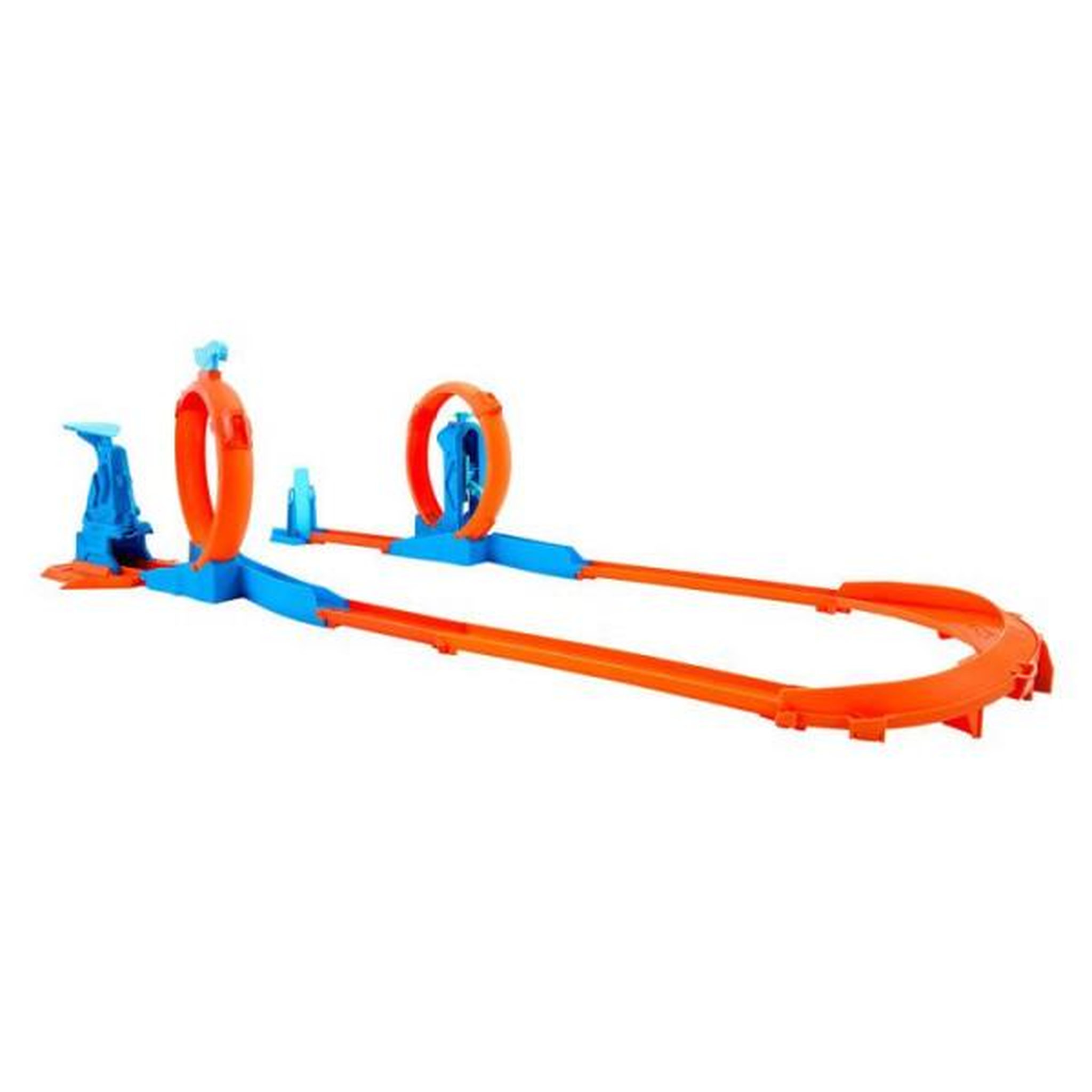 Voir la diapositive 3 : Hot Wheels Circuit Hot Wheels Track Creator Triple Loop Frenzy
