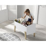 Voir la diapositive 6 : Paris Prix Pack - Lit Enfant, Chevet & Coffre  Kiddy  90x200cm Blanc