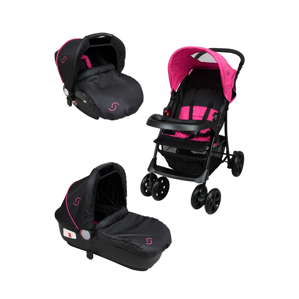 Poussette bambikid on sale trio bibop