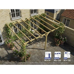 JARDIDECO Pergola massive en bois Paris 600 x 420 cm - Maderland