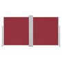 Voir la diapositive 4 : VIDAXL Auvent lateral retractable Rouge 140 x 600 cm