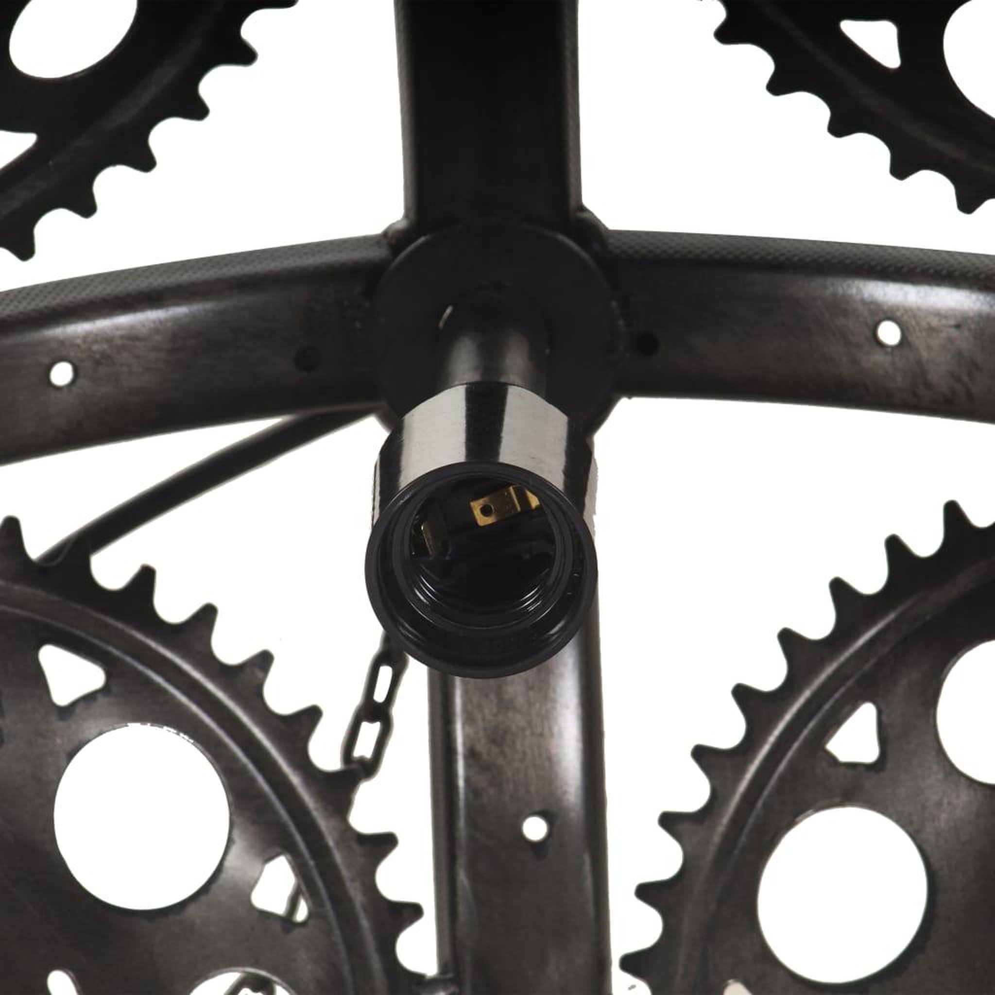 Voir la diapositive 5 : VIDAXL Plafonnier industriel en forme de roue dentee 45 cm E27