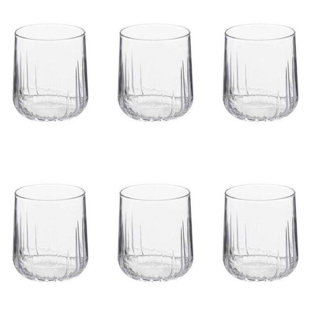SECRET DE GOURMET Lot de 6 Verres à Eau  Diego  31cl Transparent