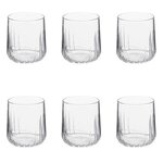 SECRET DE GOURMET Lot de 6 Verres à Eau  Diego  31cl Transparent