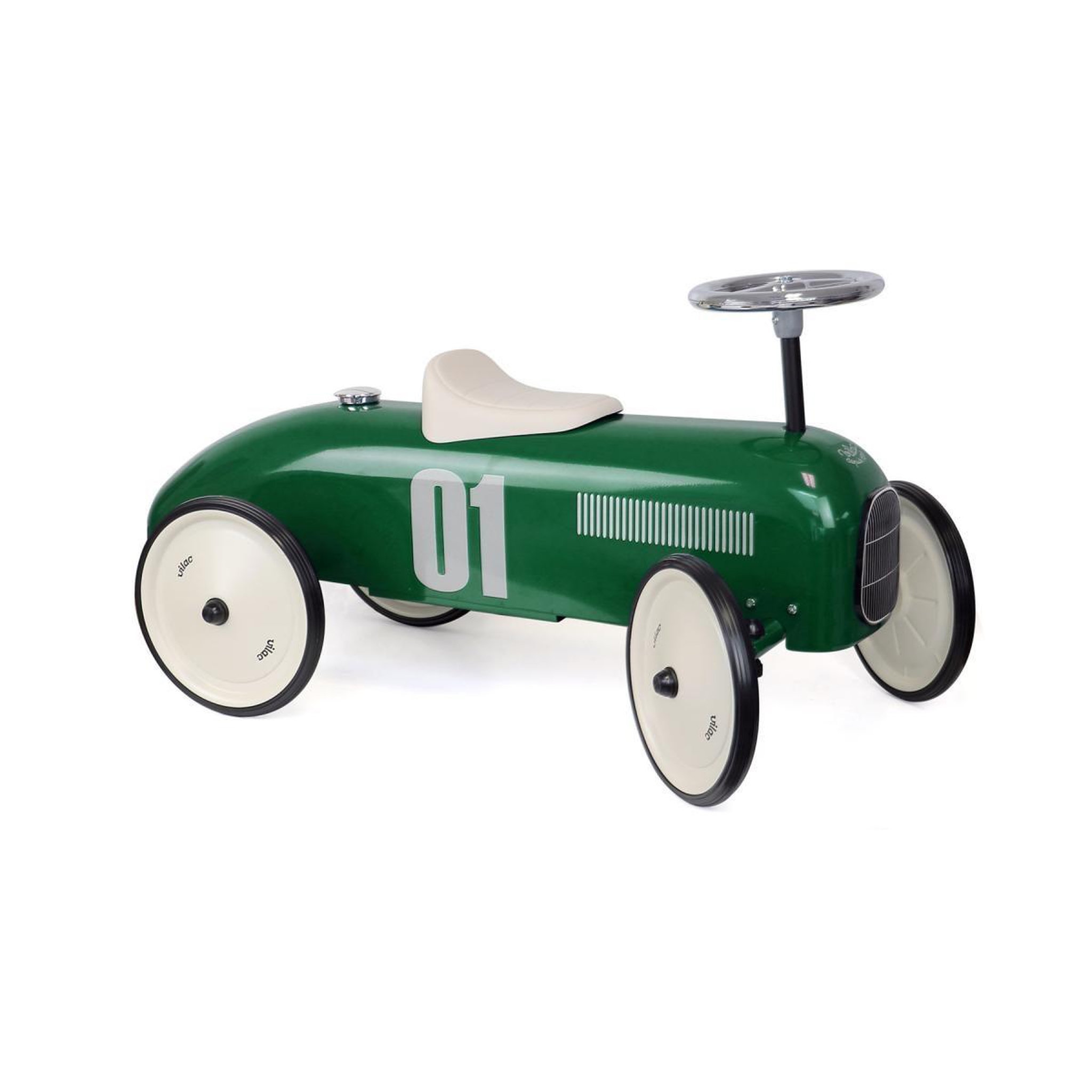 Vilac Porteur voiture vintage british green