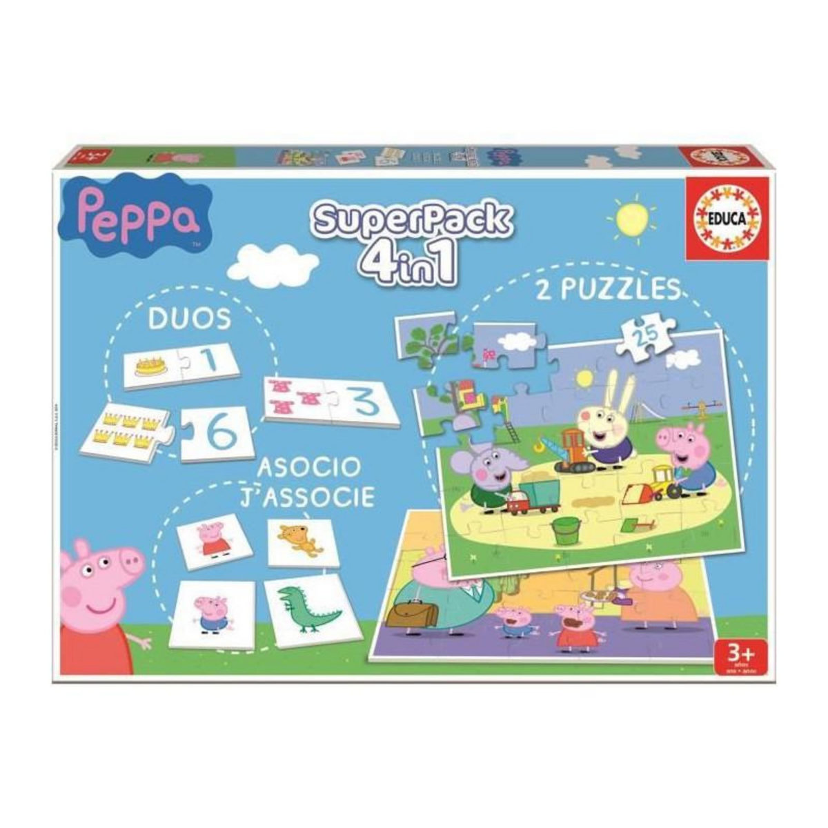 EDUCA PEPPA PIG Superpack Jeux educatifs
