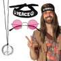 Voir la diapositive 1 : Boland Set accessoires Peace (bandeau, lunettes et collier)